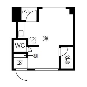 神戸市灘区城内通(JR東海道本線(近畿)灘)のマンション賃貸物件 間取画像