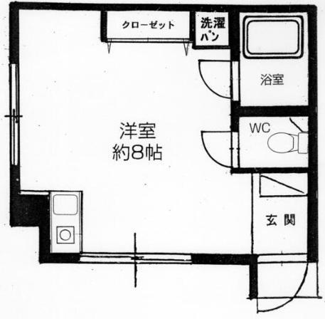 神戸市東灘区住吉本町(JR東海道本線(近畿)住吉)のマンション賃貸物件 間取画像