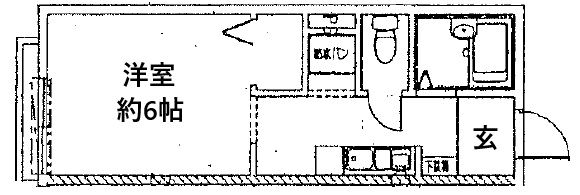 神戸市灘区八幡町(JR東海道本線(近畿)六甲道)のマンション賃貸物件 間取画像