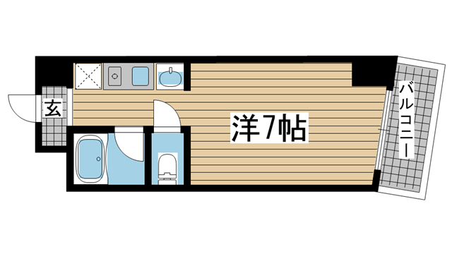 神戸市中央区海岸通(JR東海道本線(近畿)神戸)のマンション賃貸物件 間取画像