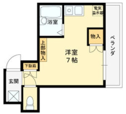 神戸市灘区篠原台(阪急神戸線六甲)のマンション賃貸物件 間取画像