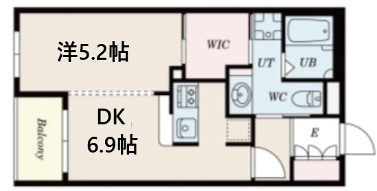 神戸市中央区小野柄通(JR東海道本線(近畿)三ノ宮)のマンション賃貸物件 間取画像
