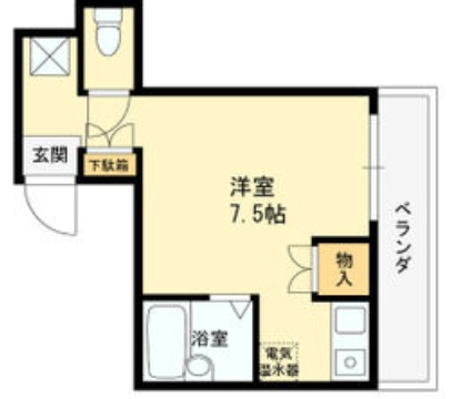 神戸市灘区篠原台(阪急神戸線六甲)のマンション賃貸物件 間取画像