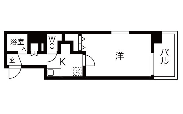 神戸市中央区元町通(神戸市営地下鉄海岸線みなと元町)のマンション賃貸物件 間取画像