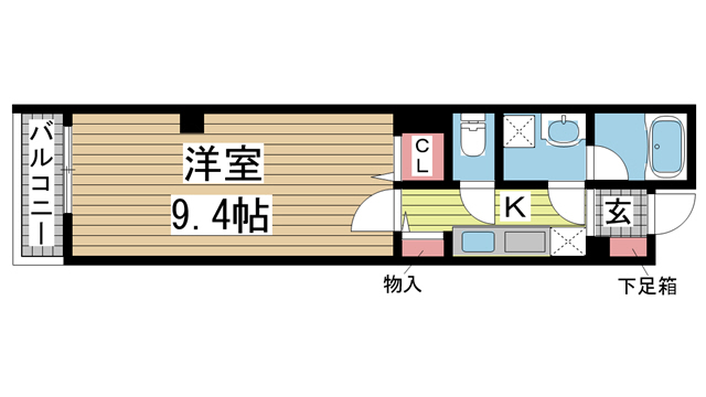 神戸市東灘区森南町(JR東海道本線(近畿)甲南山手)のアパート賃貸物件 間取画像