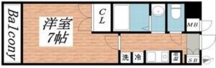 神戸市須磨区千守町(山陽電鉄線山陽須磨)のマンション賃貸物件 間取画像