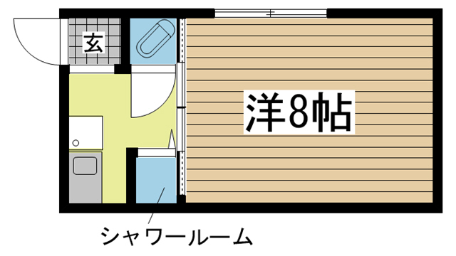 神戸市兵庫区荒田町(神戸市営地下鉄線湊川公園)のマンション賃貸物件 間取画像