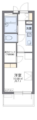 尼崎市長洲中通(JR東海道本線(近畿)尼崎)のマンション賃貸物件 間取画像