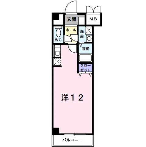 尼崎市大庄中通(阪神本線尼崎センタープール前)のマンション賃貸物件 間取画像