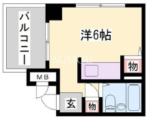 神戸市中央区二宮町(JR東海道本線(近畿)三ノ宮)のマンション賃貸物件 間取画像