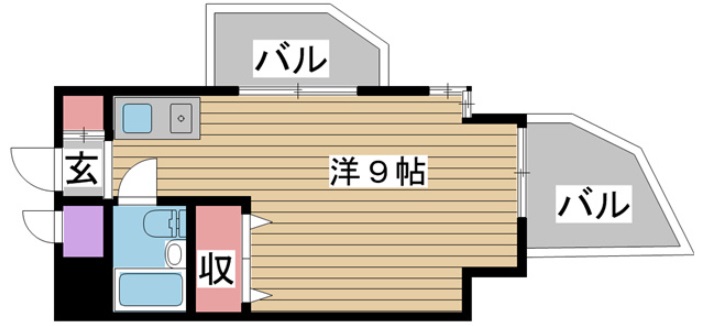 神戸市灘区岩屋北町(JR東海道本線(近畿)灘)のマンション賃貸物件 間取画像