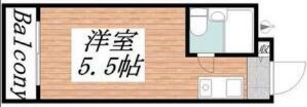 神戸市灘区岩屋中町(JR東海道本線(近畿)灘)のマンション賃貸物件 間取画像