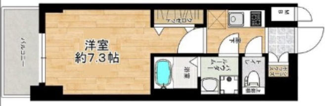神戸市長田区大橋町(JR山陽本線新長田)のマンション賃貸物件 間取画像