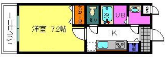 神戸市須磨区磯馴町(JR山陽本線須磨海浜公園)のマンション賃貸物件 間取画像