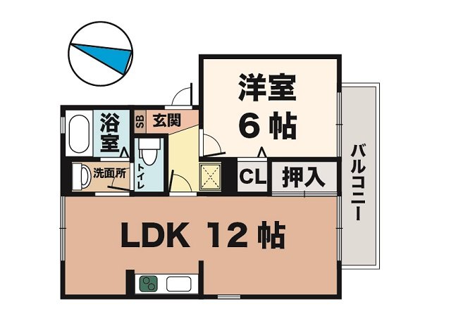 神戸市垂水区名谷町(神戸市営地下鉄線名谷)のアパート賃貸物件 間取画像