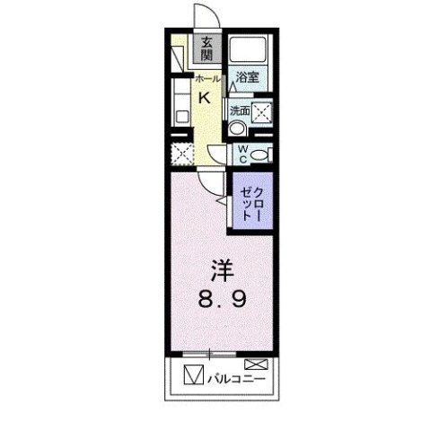 神戸市東灘区青木(阪神本線青木)のマンション賃貸物件 間取画像