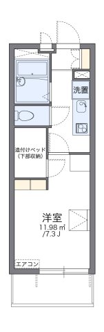 尼崎市大庄北(JR東海道本線(近畿)立花)のマンション賃貸物件 間取画像
