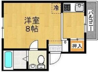 神戸市須磨区月見山本町(山陽電鉄線月見山)のアパート賃貸物件 間取画像