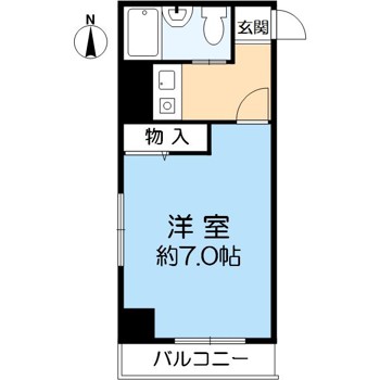 西宮市北昭和町(阪急神戸線西宮北口)のマンション賃貸物件 間取画像