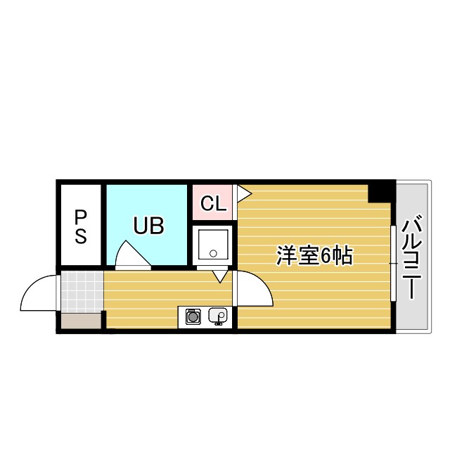 神戸市中央区生田町(JR東海道本線(近畿)三ノ宮)のマンション賃貸物件 間取画像