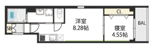 神戸市長田区大塚町(神戸市営地下鉄線長田)のマンション賃貸物件 間取画像
