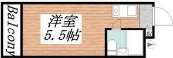 神戸市灘区岩屋中町(JR東海道本線(近畿)灘)のマンション賃貸物件 間取画像
