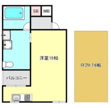神戸市中央区山本通(阪急神戸線神戸三宮)のアパート賃貸物件 間取画像