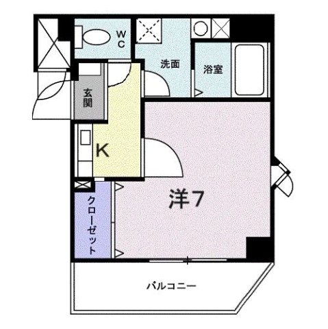 神戸市北区谷上東町(神戸電鉄有馬線谷上)のマンション賃貸物件 間取画像