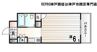 神戸市西区南別府(神戸市営地下鉄線伊川谷)のマンション賃貸物件 間取画像