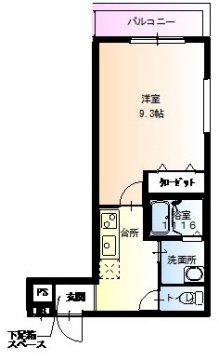 神戸市兵庫区小河通(神戸市営地下鉄海岸線中央市場前)のアパート賃貸物件 間取画像