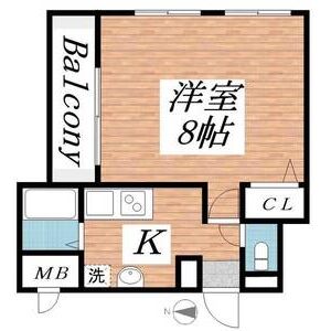 神戸市東灘区本山中町(JR東海道本線(近畿)摂津本山)のマンション賃貸物件 間取画像