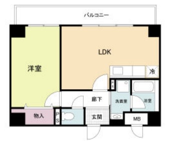 神戸市灘区深田町(JR東海道本線(近畿)六甲道)のマンション賃貸物件 間取画像