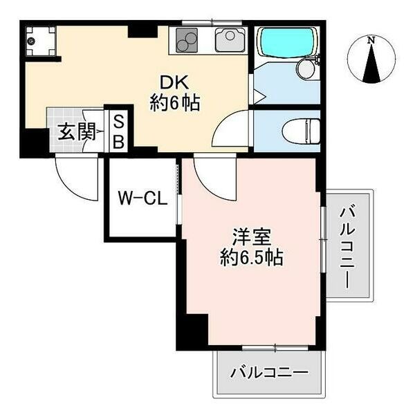 神戸市中央区上筒井通(阪急神戸線春日野道)のマンション賃貸物件 間取画像