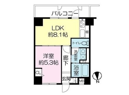 神戸市東灘区御影郡家(阪急神戸線御影)のマンション賃貸物件 間取画像