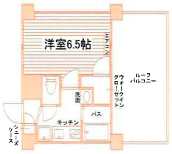 神戸市中央区南本町通(JR東海道本線(近畿)三ノ宮)のマンション賃貸物件 間取画像