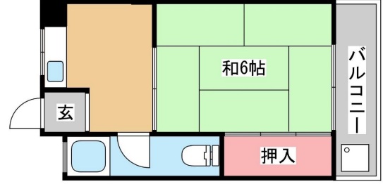 神戸市中央区下山手通(JR東海道本線(近畿)元町)のマンション賃貸物件 間取画像