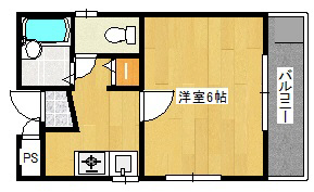 神戸市中央区国香通(阪急神戸線春日野道)のマンション賃貸物件 間取画像