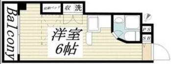 神戸市長田区大橋町(JR山陽本線新長田)のマンション賃貸物件 間取画像