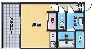 神戸市中央区元町通(JR東海道本線(近畿)元町)のマンション賃貸物件 間取画像