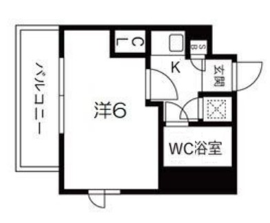 神戸市中央区琴ノ緒町(JR東海道本線(近畿)三ノ宮)のマンション賃貸物件 間取画像