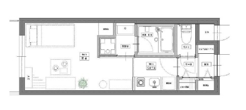 神戸市中央区二宮町(JR東海道本線(近畿)三ノ宮)のマンション賃貸物件 間取画像
