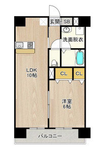神戸市中央区生田町(JR東海道本線(近畿)三ノ宮)のマンション賃貸物件 間取画像