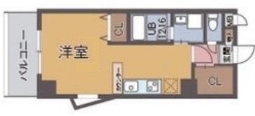 神戸市兵庫区駅南通(JR山陽本線兵庫)のマンション賃貸物件 間取画像