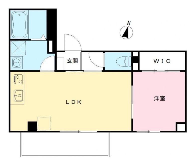 神戸市中央区花隈町(神戸市営地下鉄海岸線みなと元町)のマンション賃貸物件 間取画像