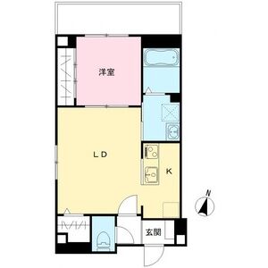 神戸市中央区花隈町(神戸市営地下鉄海岸線みなと元町)のマンション賃貸物件 間取画像