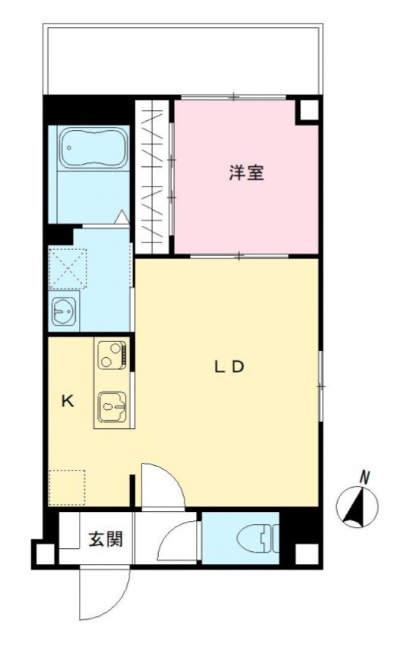 神戸市中央区花隈町(神戸市営地下鉄海岸線みなと元町)のマンション賃貸物件 間取画像