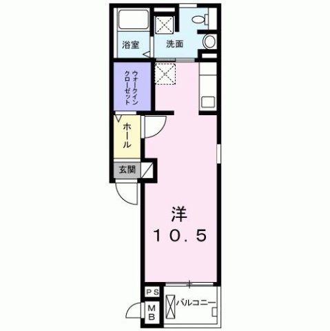 尼崎市水堂町(JR東海道本線(近畿)立花)のアパート賃貸物件 間取画像
