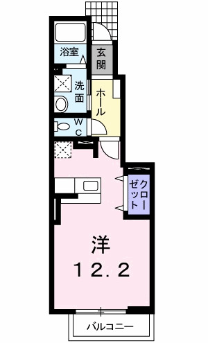 神戸市西区玉津町西河原(JR山陽本線明石)のアパート賃貸物件 間取画像