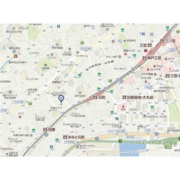 神戸市中央区北長狭通(神戸市営地下鉄線県庁前)のマンション賃貸物件 間取画像