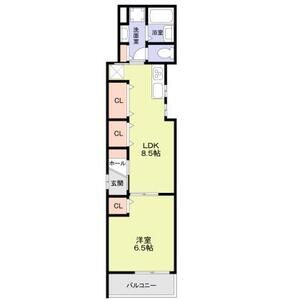 神戸市須磨区明神町(山陽電鉄線板宿)のアパート賃貸物件 間取画像